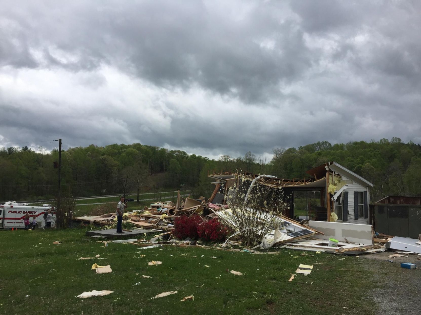 Tornado damage